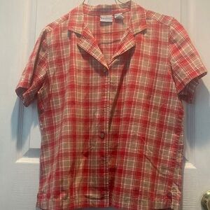 Kim Rogers - Plaid Blouse
